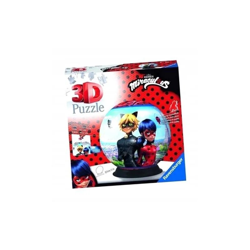 MIRACULOUS PUZZLE 3D 72 ELEMENTY 6+