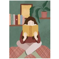 GIRL WITH BOOK PUZZLE 500 ELEMENTÓW 15+