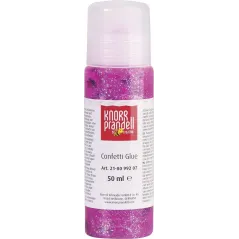 KLEJ CONFETTI GLUE KWIATKI RÓŻOWE KNORR PRANDELL 50 ML