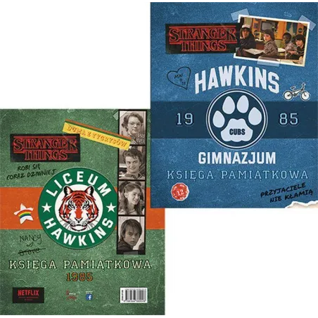 Księga Pamiątkowa Gimnazjum Liceum Hawkins 1985 Księga Pamiątkowa Gimnazjum Liceum Hawkins 1985