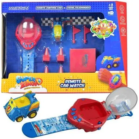 ZDALNIE STEROWANY ZEGARKIEM SAMOCHÓD AUTO + ZŁOTA FIGURKA SUPER ZINGS 3+