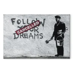 MAGNES FOLLOW YOUR DREAMS BRANDALISED-BANKSY’S GRAFFITI