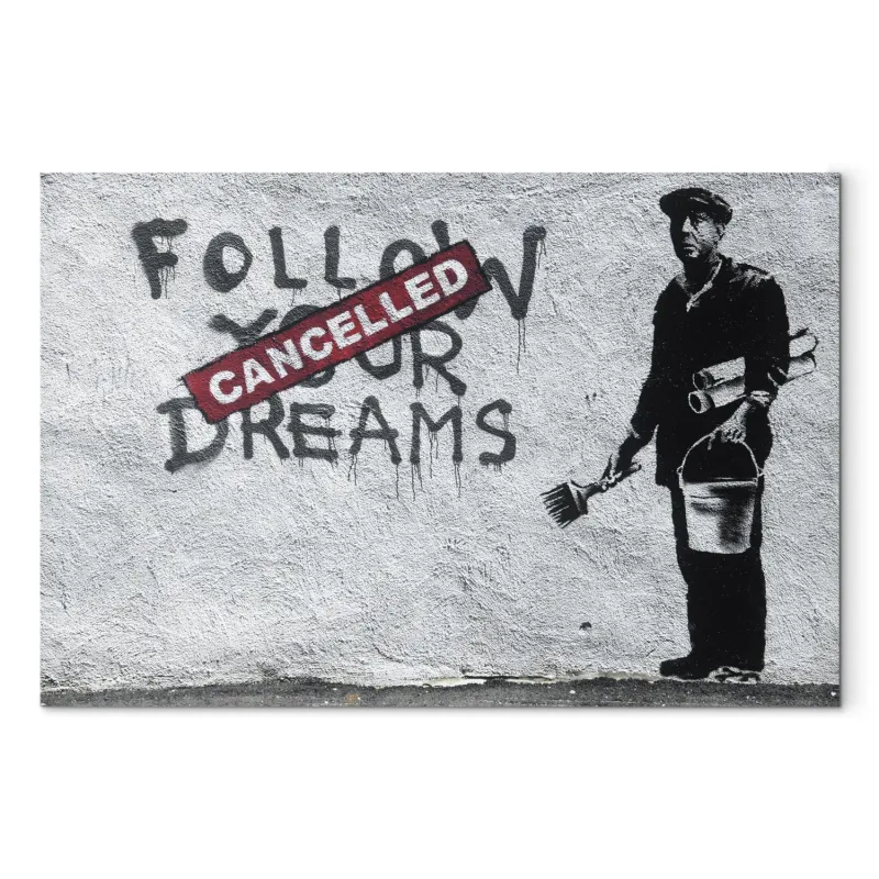 MAGNES FOLLOW YOUR DREAMS BRANDALISED-BANKSY’S GRAFFITI