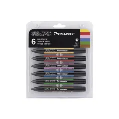 ZESTAW PROMARKERÓW WINSOR&NEWTON MIDI TONES 6 SZTUK
