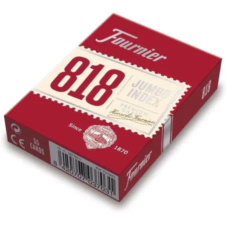 Karty Do Gry Fournier No. 818 Poker Jumbo Talia 55 Kart