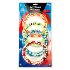 Pierścienie Samotonące Do Zabawy W Wodzie Dive Rings Aqua-Speed 4 Szt 8+