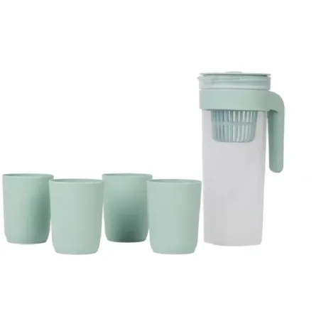 Dzbanek Piknikowy Filtrujący 1L + 4 Kubki Dzbanek Piknikowy Filtrujący 1L + 4 Kubki