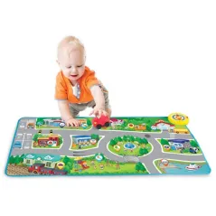 INTERAKTYWNA MATA GRAJĄCA Z AUTEM SMILY PLAY 18M+ II GATUNEK
