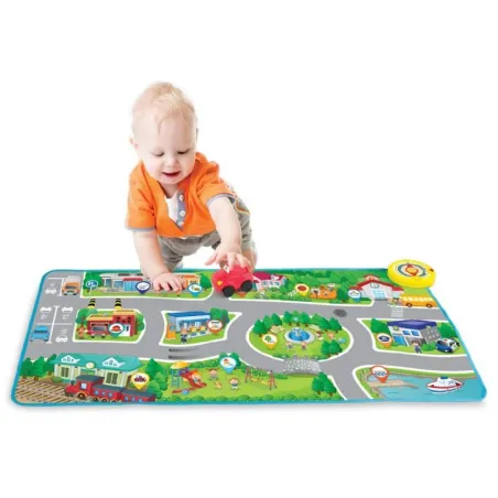 INTERAKTYWNA MATA GRAJĄCA Z AUTEM SMILY PLAY 18M+ II GATUNEK