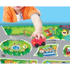 INTERAKTYWNA MATA GRAJĄCA Z AUTEM SMILY PLAY 18M+ II GATUNEK