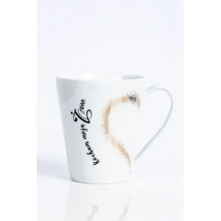 KUBEK PORCELANOWY KOCHAM MOJĄ ŻONĘ 300 ML