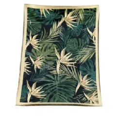 TALERZYK DEKORACYJNY SZKLANY LIŚĆ MONSTERA 10 X 10 CM