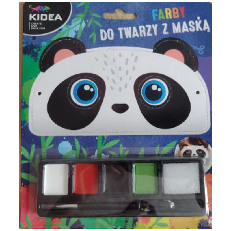 FARBY DO MALOWANIA TWARZY Z MASKĄ PANDA 3+
