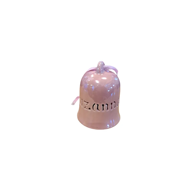 LAMPION DZWONECZEK CERAMICZNY LED ŚWIĄTECZNY ZUZANNA