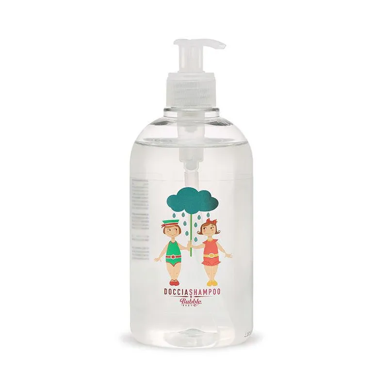 ORGANICZNY PŁYN DO MYCIA CIAŁA I WŁOSÓW DLA DZIECI BUBBLE AND CO 500 ML