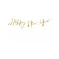 Baner Happy New Year Złoty 66Cm Baner Happy New Year Złoty 66Cm