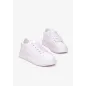 Białe Sneakersy Przed Kostkę Rozmiar 39 Białe Sneakersy Przed Kostkę Rozmiar 39