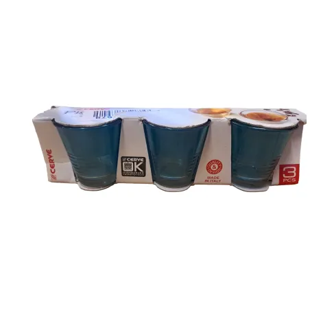 SZKLANKI ZESTAW 3 SZTUK 85ML