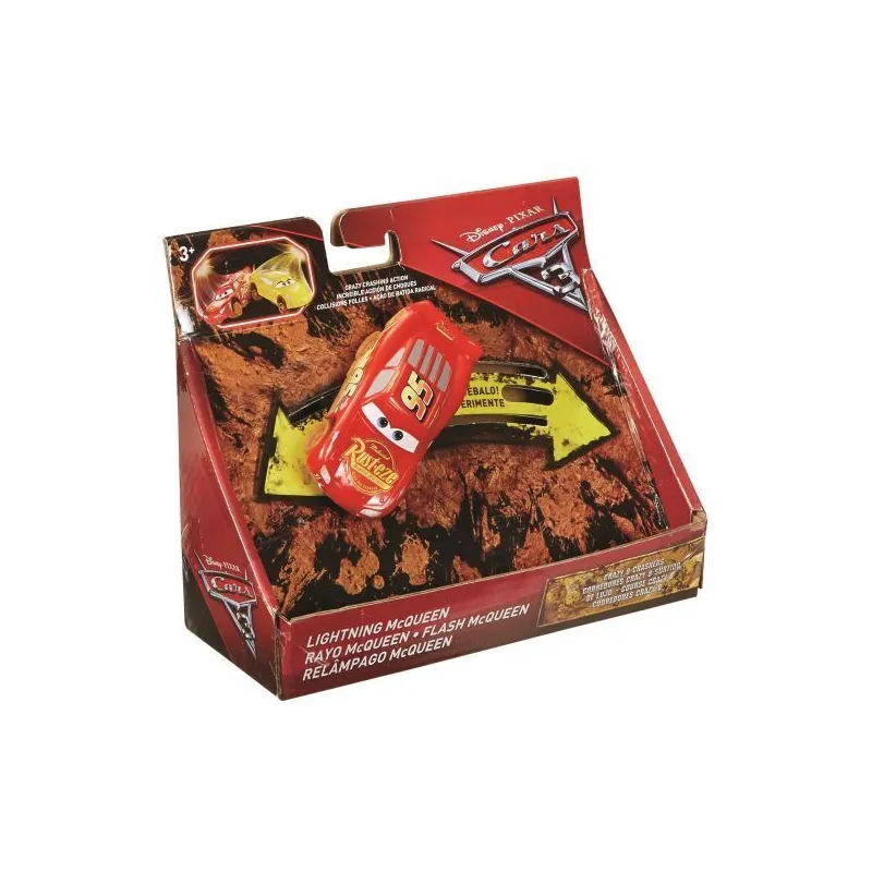 AUTKO ZYGZAK MCQUEEN AUTA ZWARIOWANA ÓSEMKA 3+
