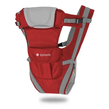 NOSIDEŁKO ERGONOMICZNE DLA NIEMOWLĄT I DZIECI LIONELO ISA RED 0-12 KG 0+