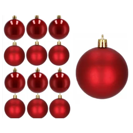 BOMBKI CHOINKOWE CZERWONE II GATUNEK
