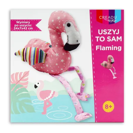 FLAMING ZESTAW KREATYWNY DO SZYCIA 8+