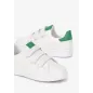Biało-Zielone Sneakersy Z Trzema Paskami Na Rzep Rozmiar 38