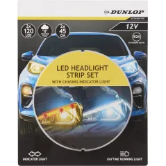 Światła Do Jazdy Dziennej Led + Kierunkowskazy Dynamiczne Led Dunlop