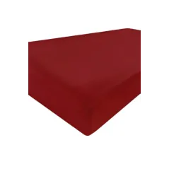 Prześcieradło Satynowe Z Gumką Czerwone Matex 190 X 200 Cm