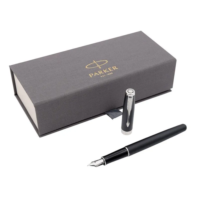 PIÓRO WIECZNE PARKER SONNET CZARNY MAT W ELEGANCKIM PUDEŁKU + 2 WKŁADY