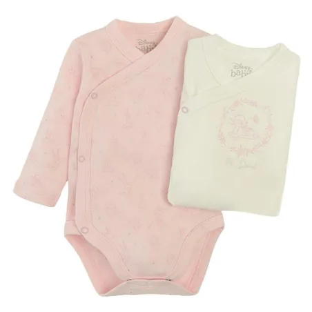 BAWEŁNIANE BODY DZIEWCZĘCE Z DŁUGIM RĘKAWEM 2 SZTUKI DISNEY BAMBI 74CM COOL CLUB