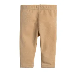 BLUZKA DZIEWCZĘCA Z KRÓTKIM RĘKAWEM + LEGGINSY ZŁOTE 98CM COOL CLUB