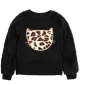 Bluza Dziewczęca Czarna Kot 122Cm Cool Club