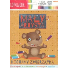 MAŁY ARTYSTA ZWIERZĘTA AFRYKI KOLOROWANKI 
