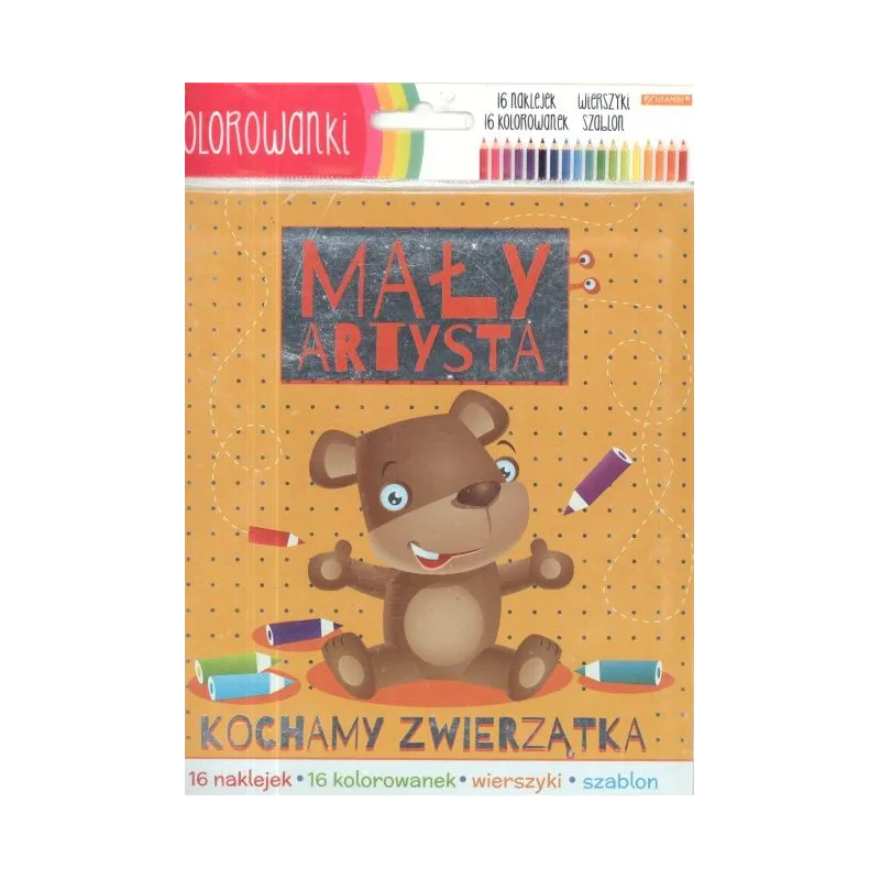 MAŁY ARTYSTA ZWIERZĘTA AFRYKI KOLOROWANKI 