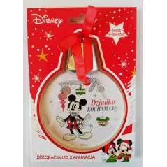 ZAWIESZKA LED MYSZKA MIKI DZIADKU KOCHAM CIĘ DISNEY