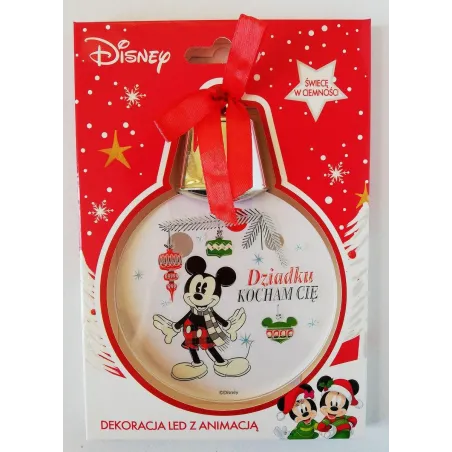ZAWIESZKA LED MYSZKA MIKI DZIADKU KOCHAM CIĘ DISNEY