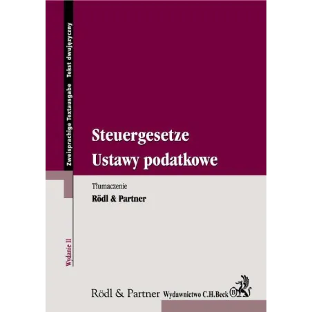 STEUERGESETZE USTAWY PODATKOWE