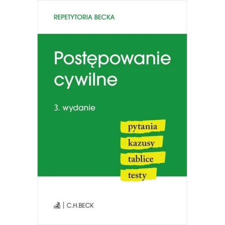 POSTĘPOWANIE CYWILNE. PYTANIA. KAZUSY. TABLICE