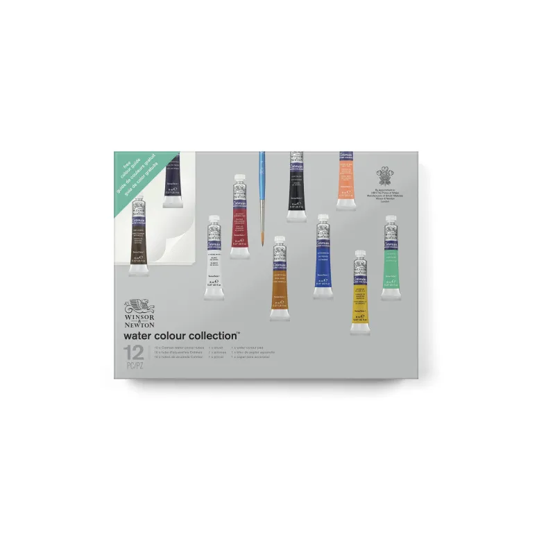 ZESTAW FARB AKWARELOWYCH 10 KOLORÓW + BLOK WINSOR&NEWTON