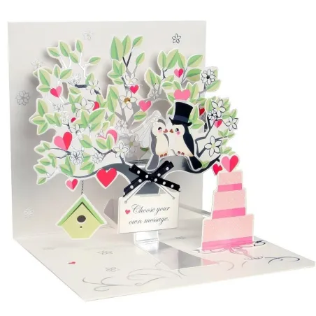 KARNET OKOLICZNOŚCIOWY 3D WEDDING TREE