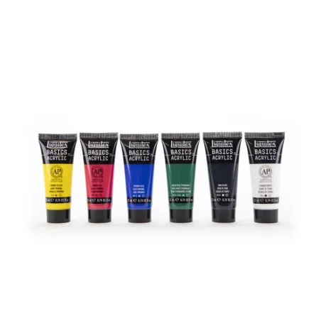 FARBY AKRYLOWE LIQUITEX BASIC 6 SZTUK 22 ML
