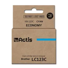 TUSZ ACTIS KB-123C BŁĘKITNY BROTHER LC-123C 10 ML