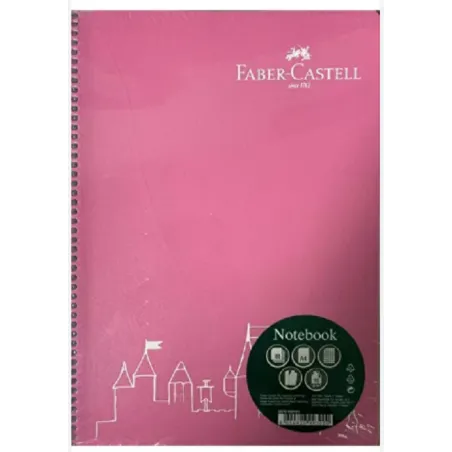KOŁOZESZYT W KRATKĘ 60 KARTEK A4 FABER-CASTELL