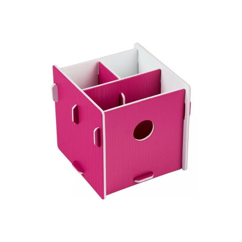 PRZYBORNIK NOTODESK GRAND DO SAMODZIELNEGO ZŁOŻENIA RÓŻOWY 10 X 10 X 10 CM