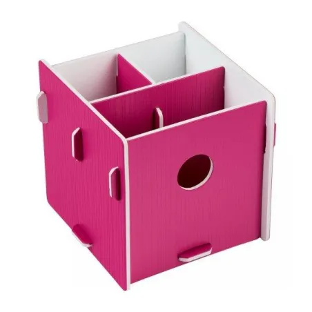 PRZYBORNIK NOTODESK GRAND DO SAMODZIELNEGO ZŁOŻENIA RÓŻOWY 10 X 10 X 10 CM