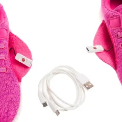SPORTOWE BUTY DZIEWCZĘCE RÓŻOWO-FIOLETOWE Z PODESZWĄ LED ROZMIAR 28 COOL CLUB II GATUNEK