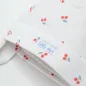 Bawełniana Wiązana Czapeczka Dla Dziewczynki Ecru W Wisienki 44/46 Cm Cool Club