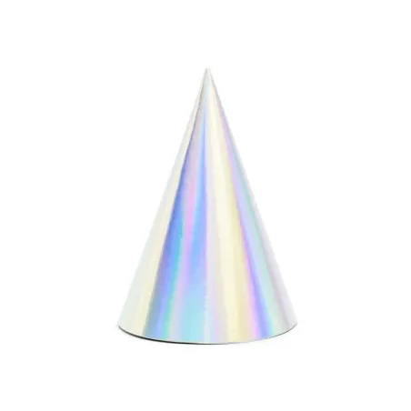 CZAPECZKA URODZINOWA HOLOGRAFICZNA 4SZT.