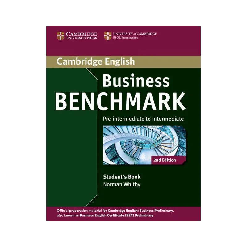 Business Benchmark Preintermediate to Intermediate Students Book  Whitby Norman